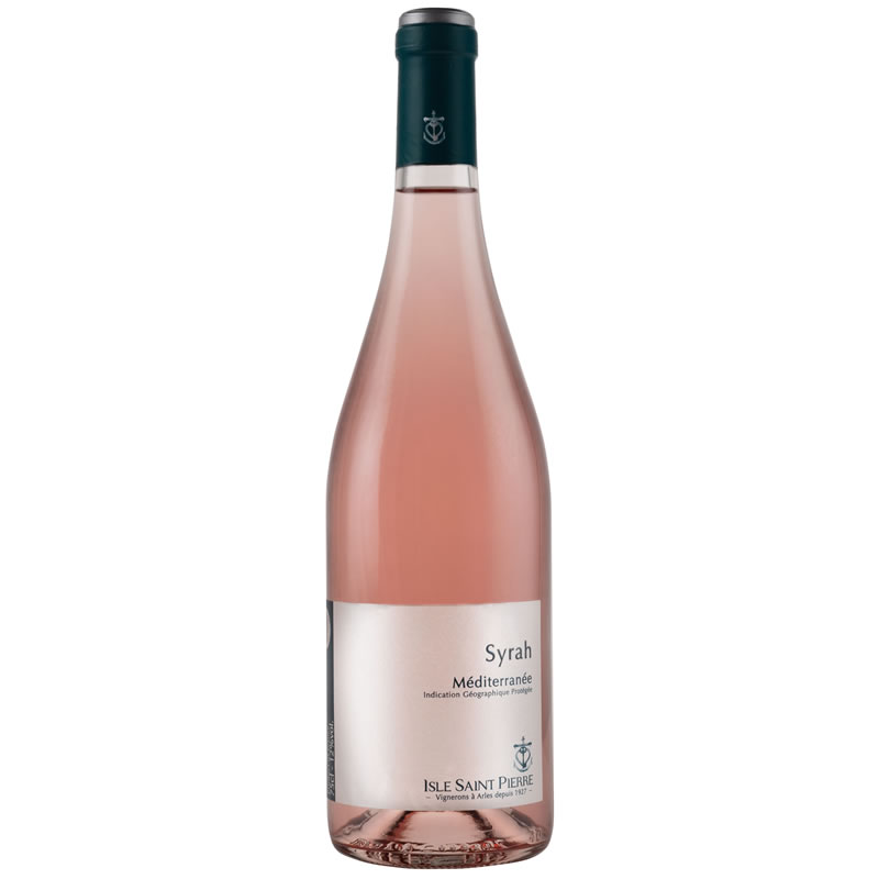 Vin rosé Isle Saint Pierre - Cépages - Sirah- IGP Méditerranée